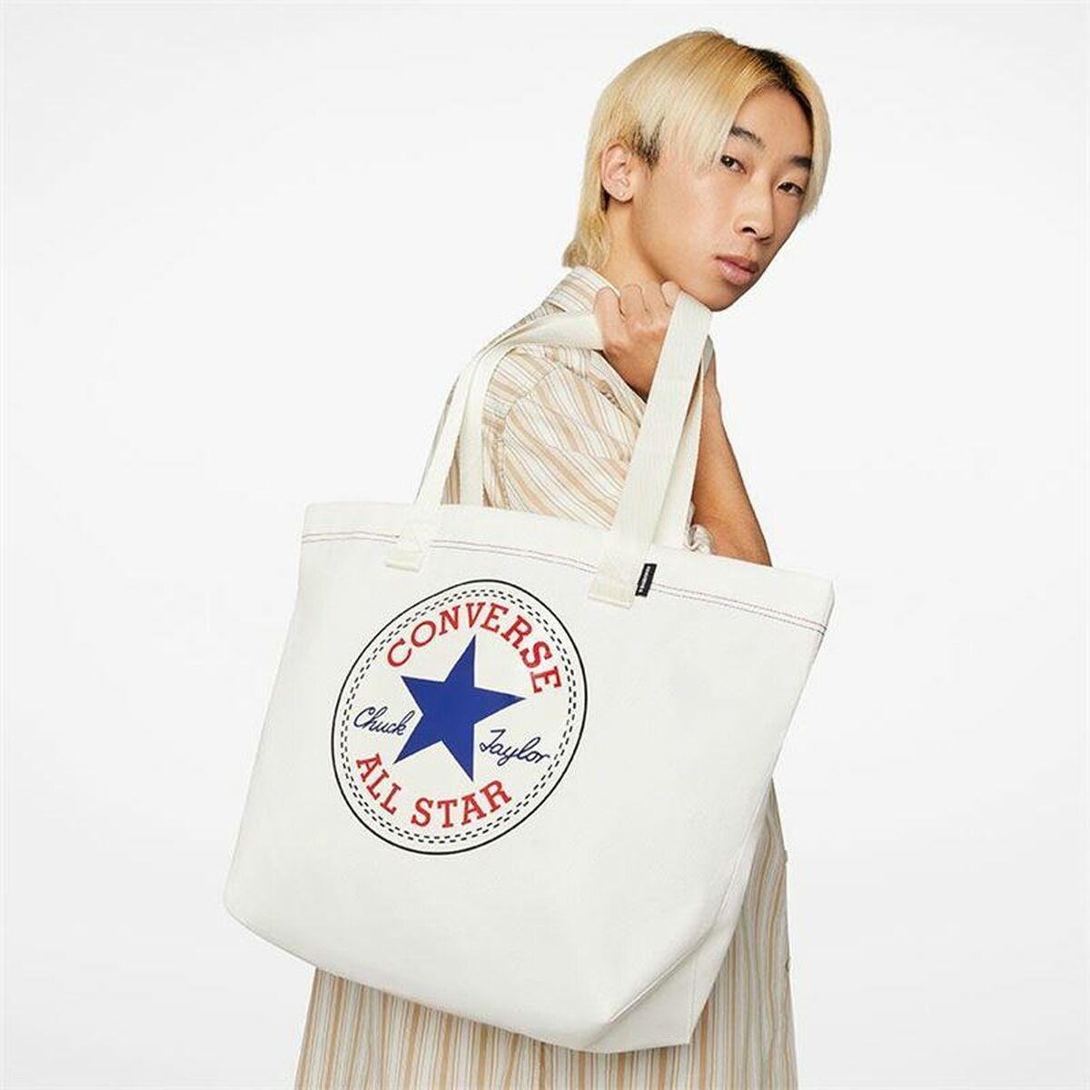 Shoulder Bag Converse Chuck Patch White