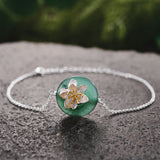 Blooming Lotus Chain Bracelet