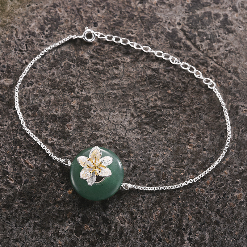 Blooming Lotus Chain Bracelet