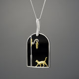 Street Cat Pendant Necklace