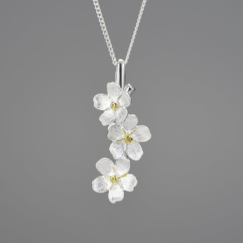 Floral Fantasia Fashion Pendant Necklace