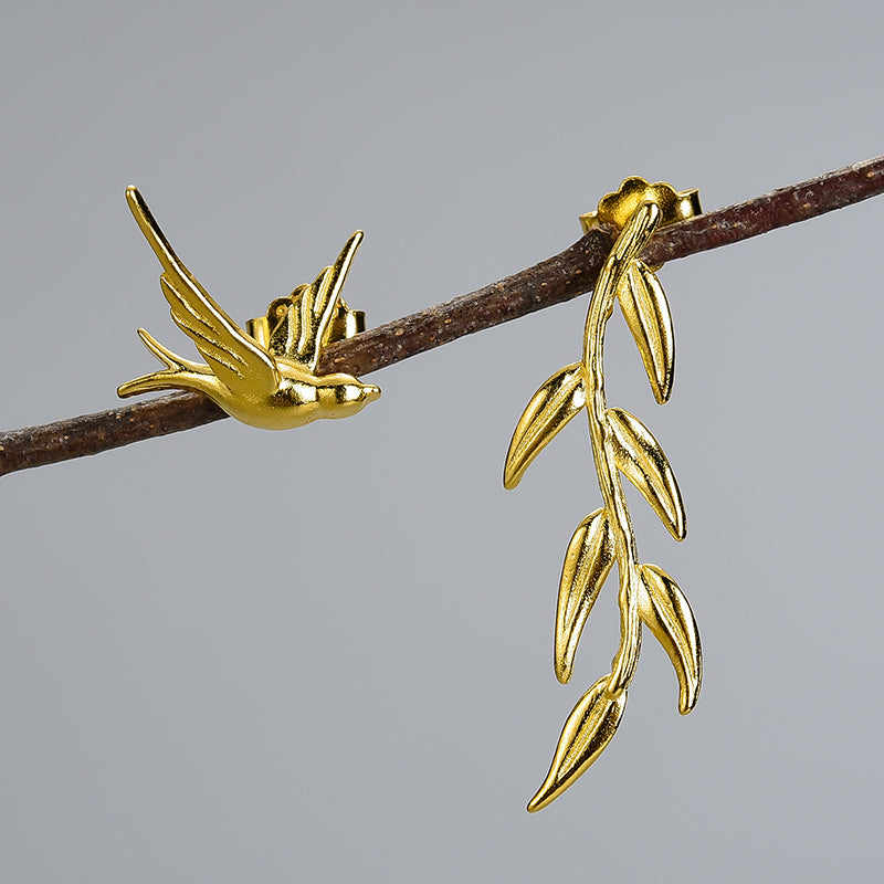 Whispering Willow Dangle Earrings