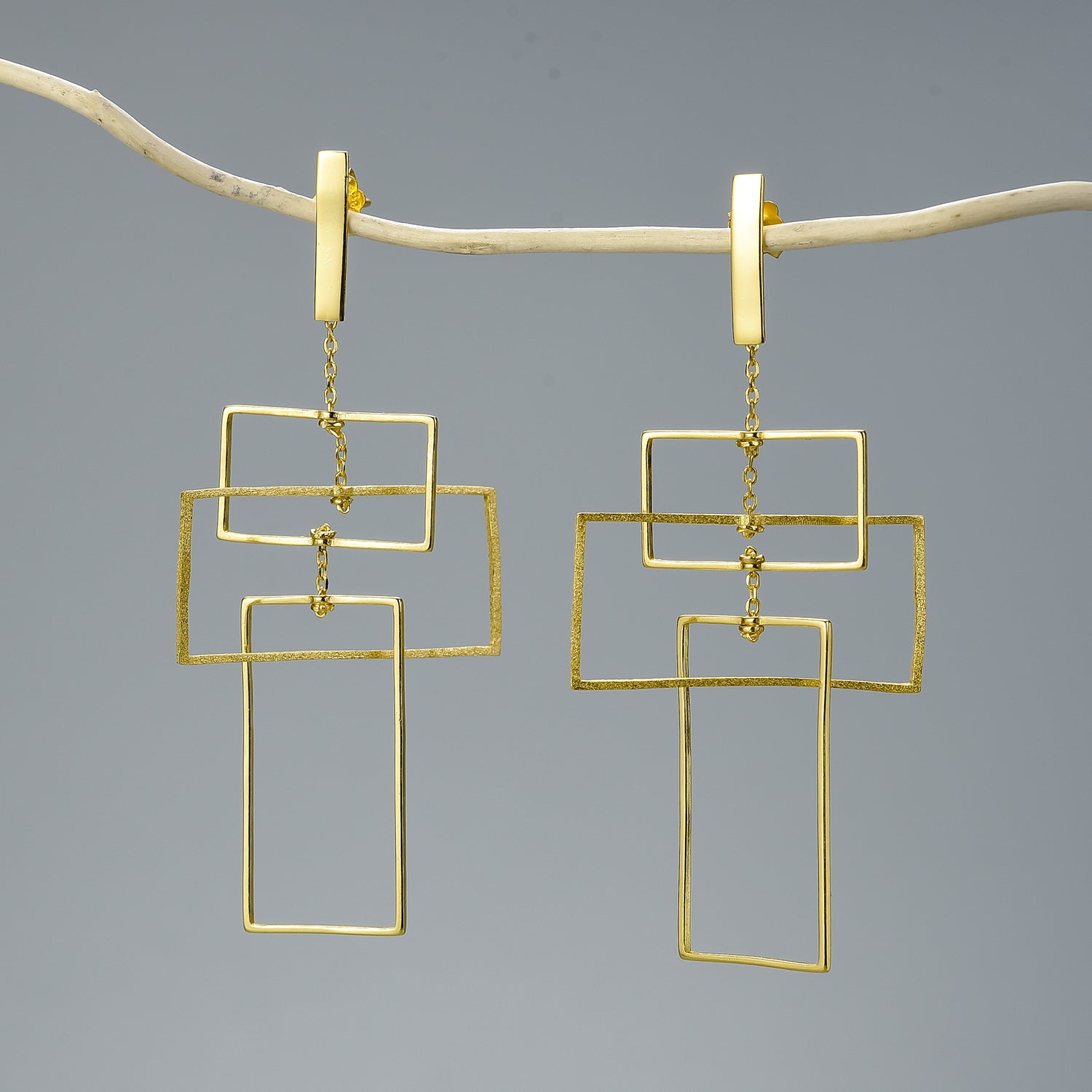 Geometric Frame Design Earrings