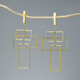 Geometric Frame Design Earrings