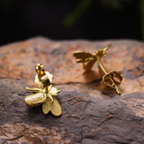 Royal Honeybee Stud Earrings