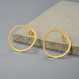 Non Circle Dangle Earrings