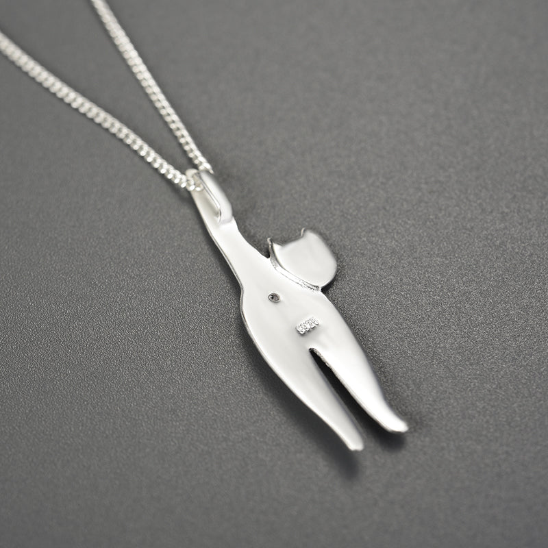 Careless Cute Cat Pendant Necklace