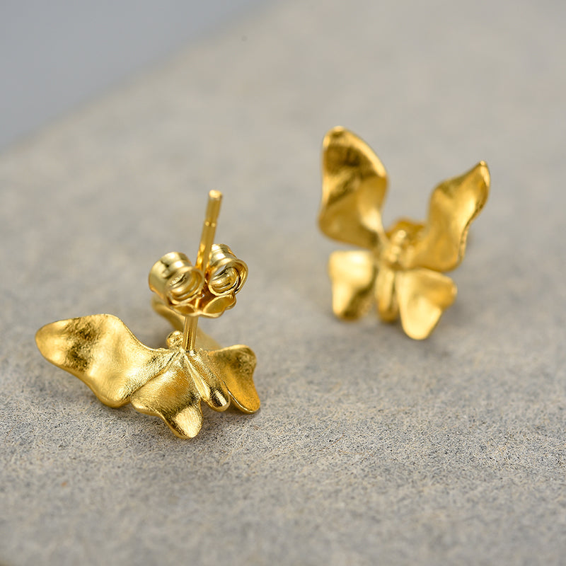 Butterfly Ballet Stud Earrings