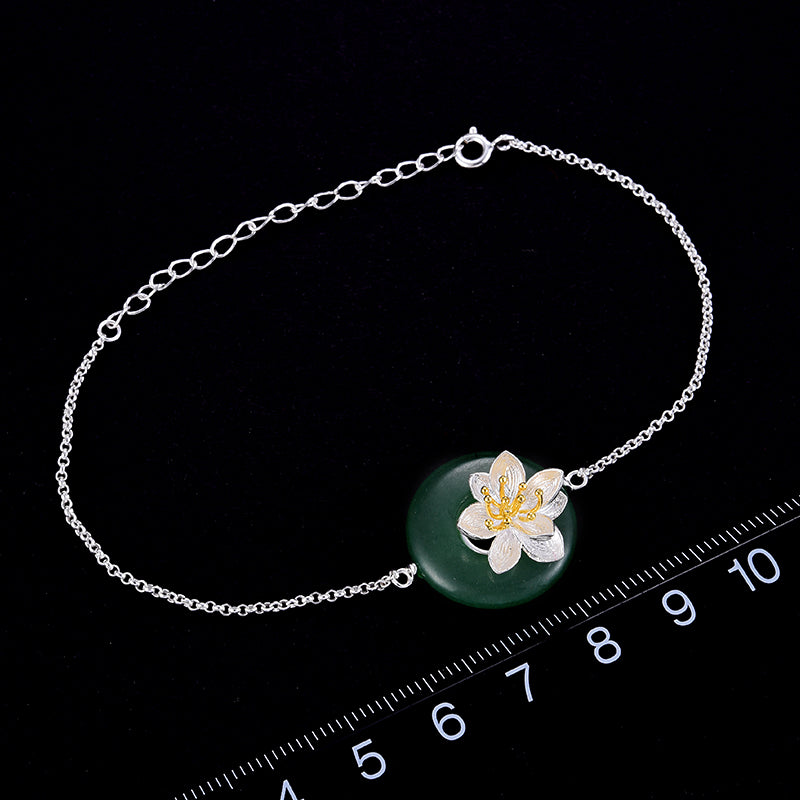 Blooming Lotus Chain Bracelet