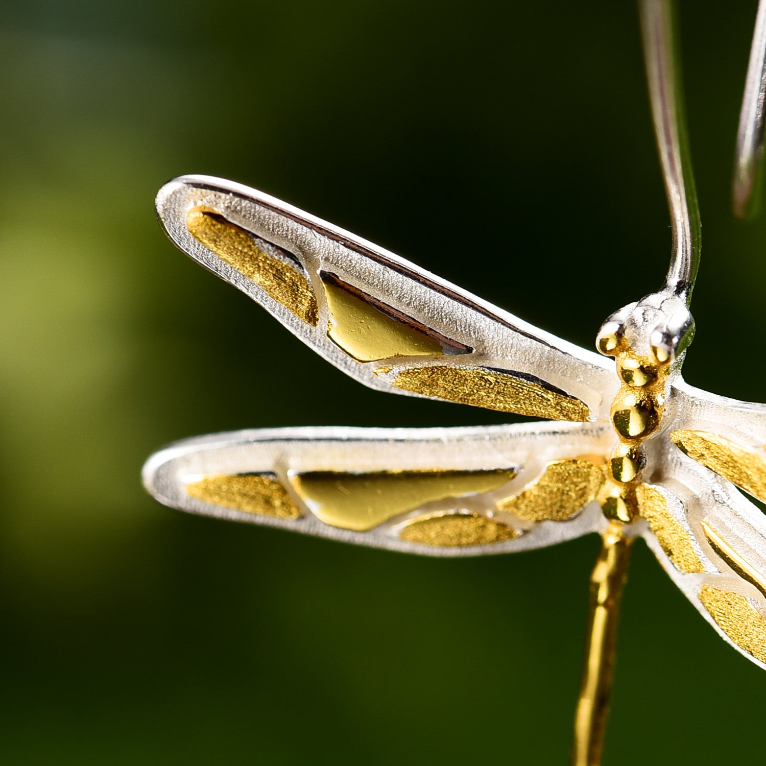 Fantasy Dragonfly Drop Earrings