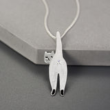 Careless Cute Cat Pendant Necklace