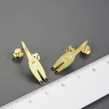 Careless Cats Stud Earrings