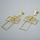 Geometric Frame Design Earrings