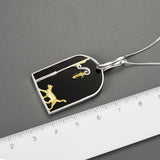 Street Cat Pendant Necklace