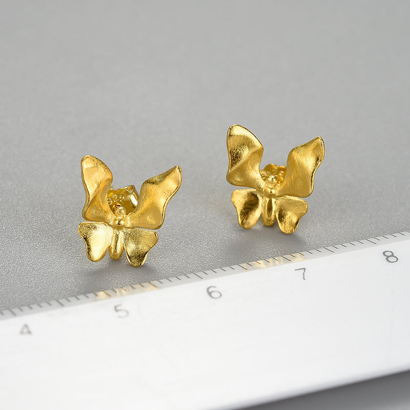 Butterfly Ballet Stud Earrings