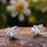 Royal Honeybee Stud Earrings