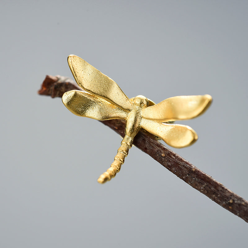 Dainty Dragonfly Stud Earrings