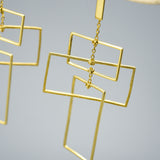 Geometric Frame Design Earrings