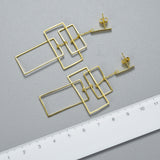 Geometric Frame Design Earrings