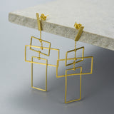 Geometric Frame Design Earrings