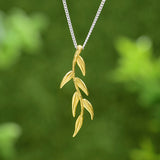 Whispering Willow Fashion Pendant Necklace