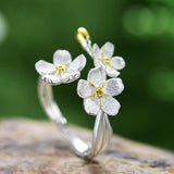 Floral Fantasia Adjustable Ring