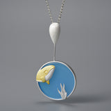 Blue Marine Majesty Pendant Necklace