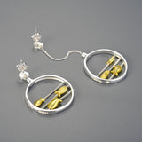 Tidal Wave Dangle Earrings