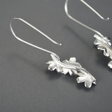 Floral Fantasia Long Dangle Earrings