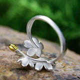 Floral Fantasia Adjustable Ring