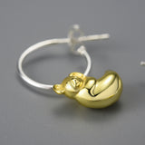 Koala Couple Fashion Hoop Earrings