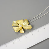 Summer Solstice Fashion Flower Pendant Necklace