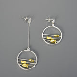 Tidal Wave Dangle Earrings