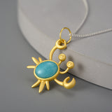 Mr.Crab Pendant Necklace