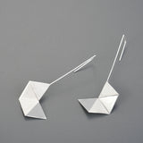 Stardust Geometric Dangle Earrings