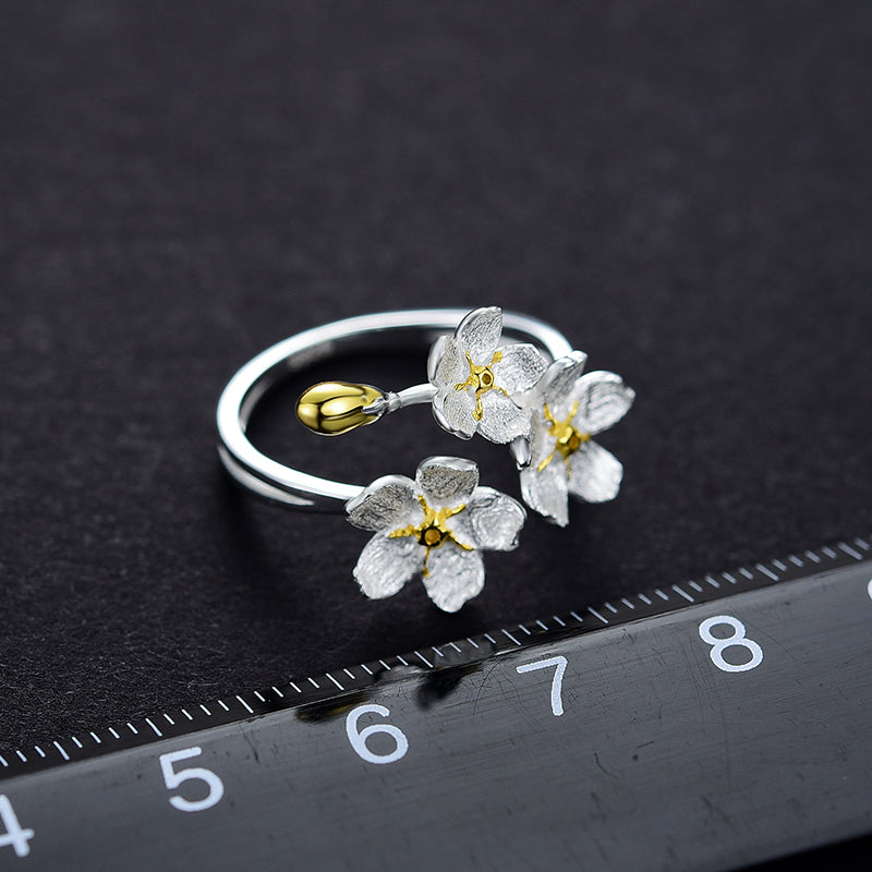 Floral Fantasia Adjustable Ring