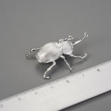 Mr.Rhino Beetle Real Brooch