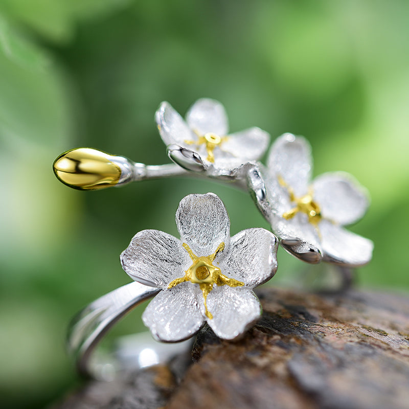 Floral Fantasia Adjustable Ring