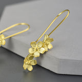 Floral Fantasia Long Dangle Earrings