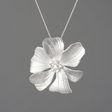 Summer Solstice Fashion Flower Pendant Necklace