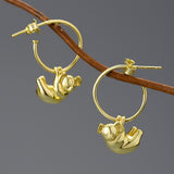 Koala Couple Fashion Hoop Earrings