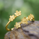 Floral Fantasia Harmony Adjustable Ring