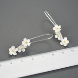 Floral Fantasia Long Dangle Earrings