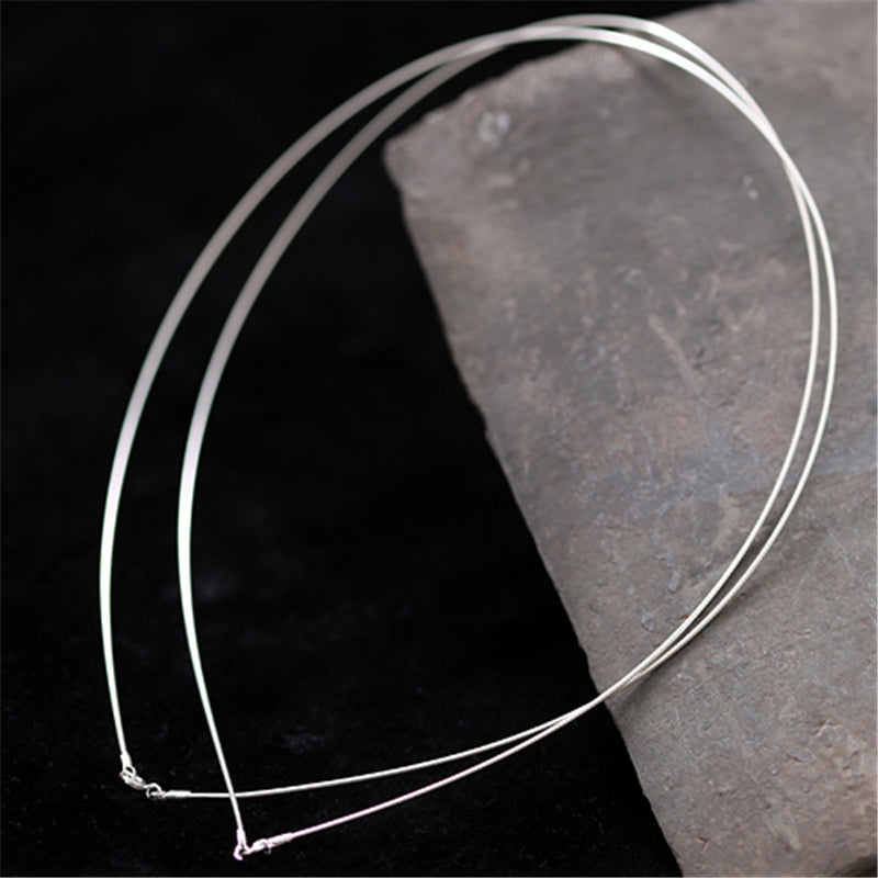 Mia 925 Sterling Silver Choker Chain Necklace