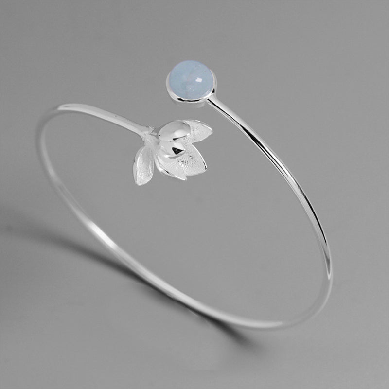 Magnolia Mist Bangle Bracelet