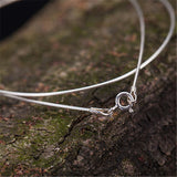 Mia 925 Sterling Silver Choker Chain Necklace