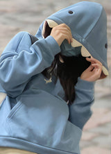 Sharky™ Kawaii Loose Hoodie