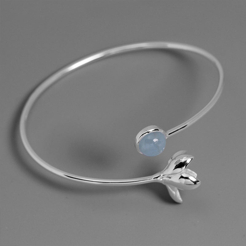 Magnolia Mist Bangle Bracelet