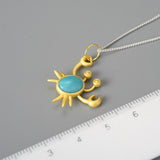 Mr.Crab Pendant Necklace