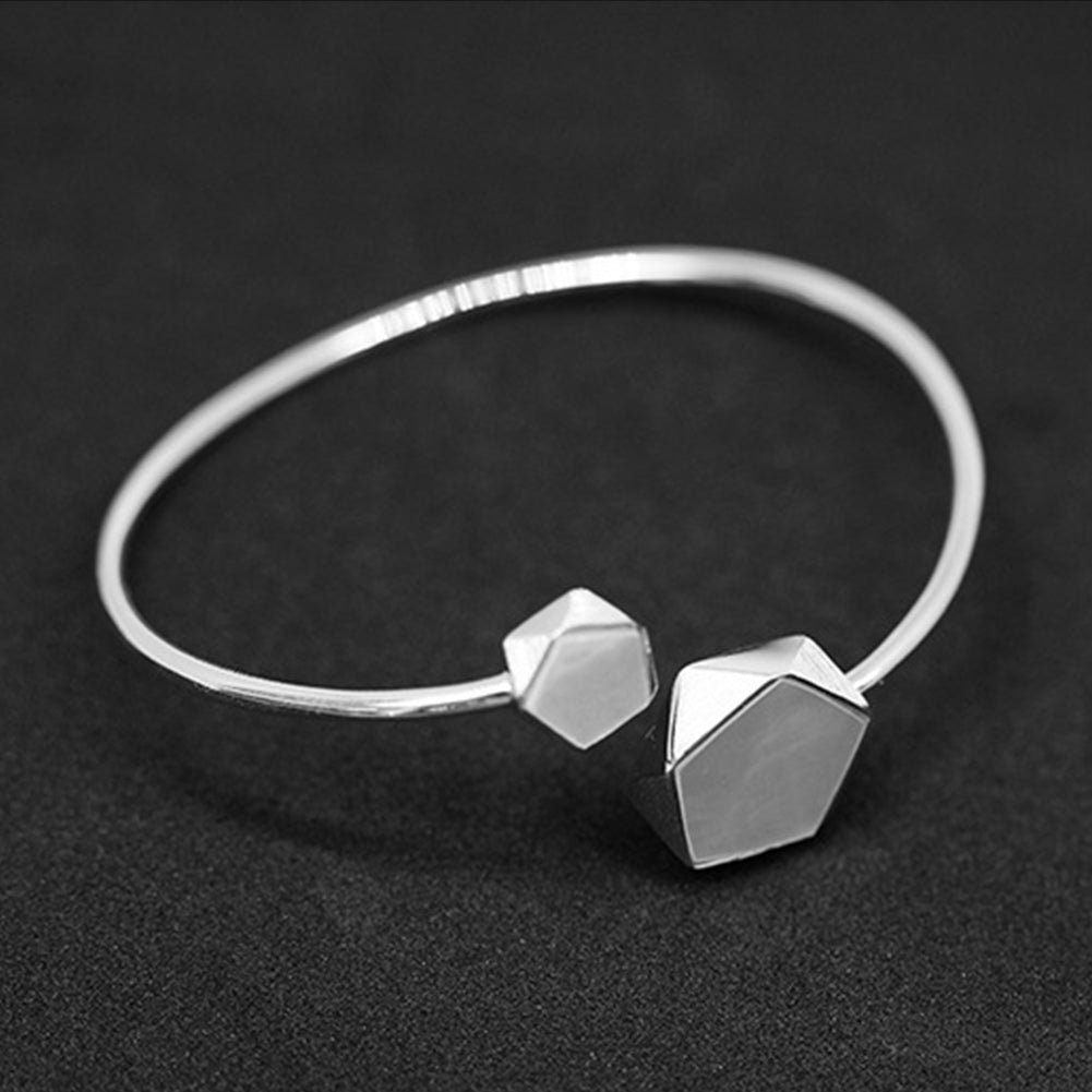 Radiant Rays Geometric Bangle Bracelet